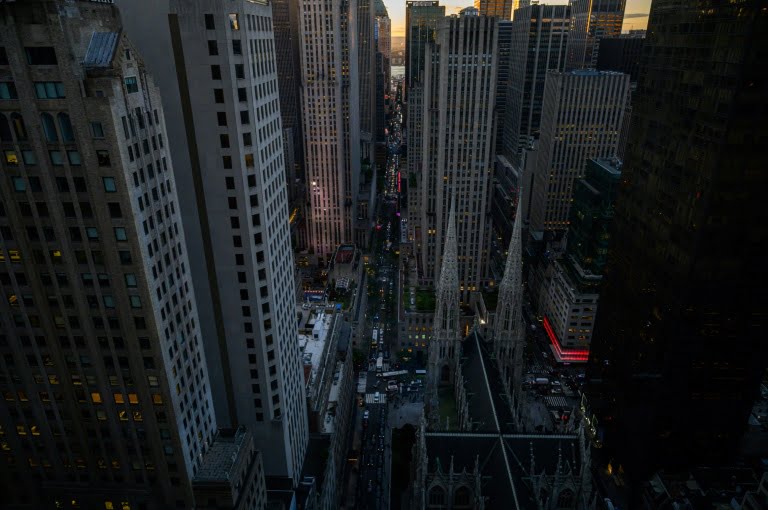 Un projet de péage urbain à Manhattan permettrait de réduire les embouteillages et la pollution (AFP - Ed JONES)